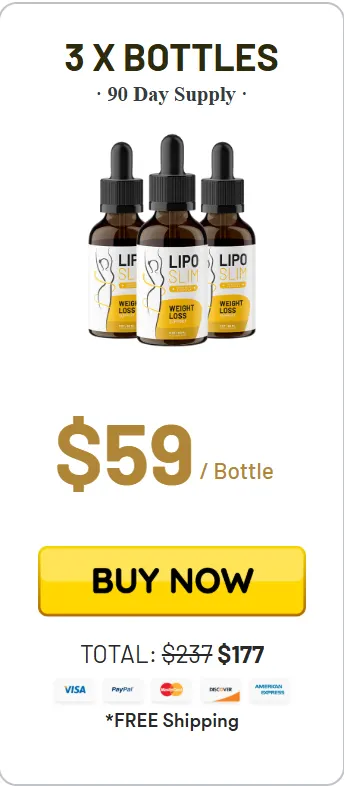 liposlim - 3 Bottles